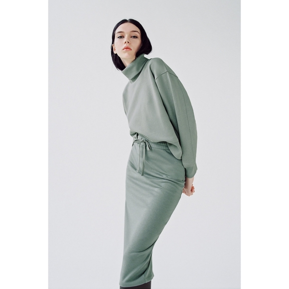 Zara high waisted midi skirt - Picture 10 of 13